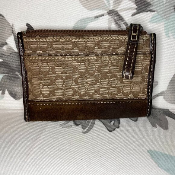 Coach Mini Card Case with Keychain - Picture 1 of 10